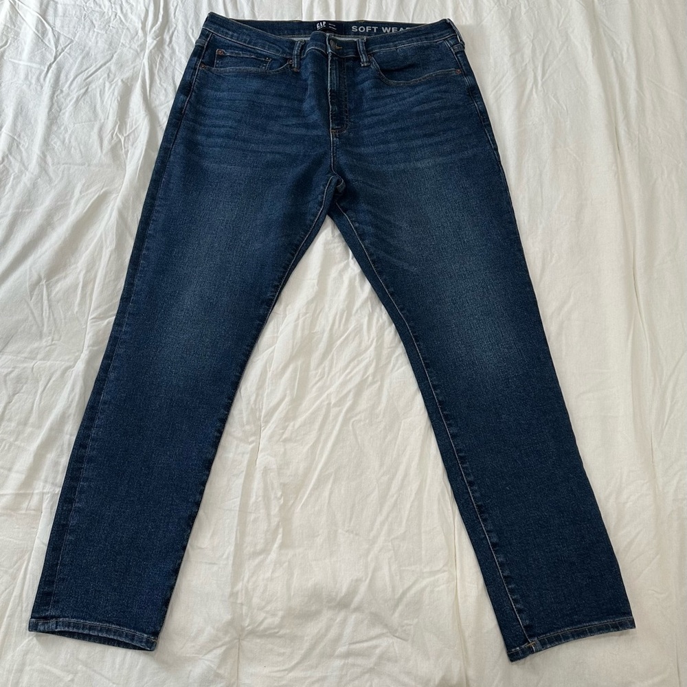GAP Men's Dark Blue Soft Wear Max Skinny Jeans
